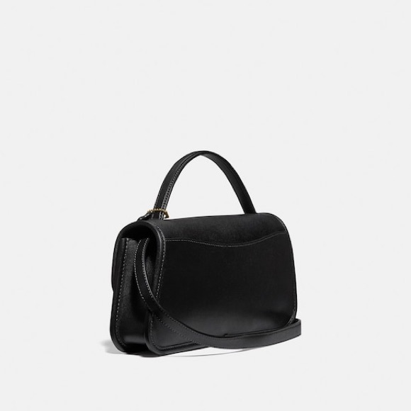 Coach Turn-lock Clutch- Black-NWT, dust bag and certificate of authenticity. - Picture 2 of 10